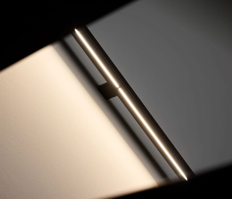 Handrail banister with led